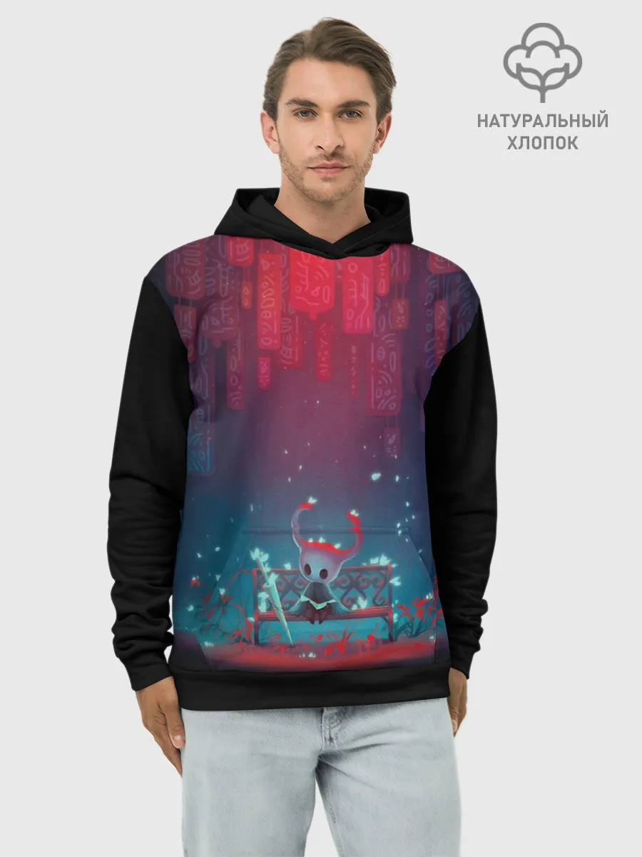 Худи мужской база хлопок / hollow knight