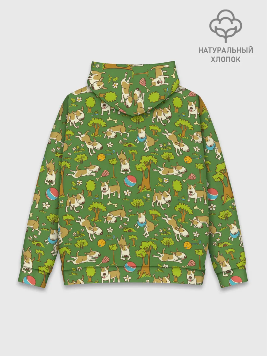 Худи мужской база хлопок / Забавные собаки