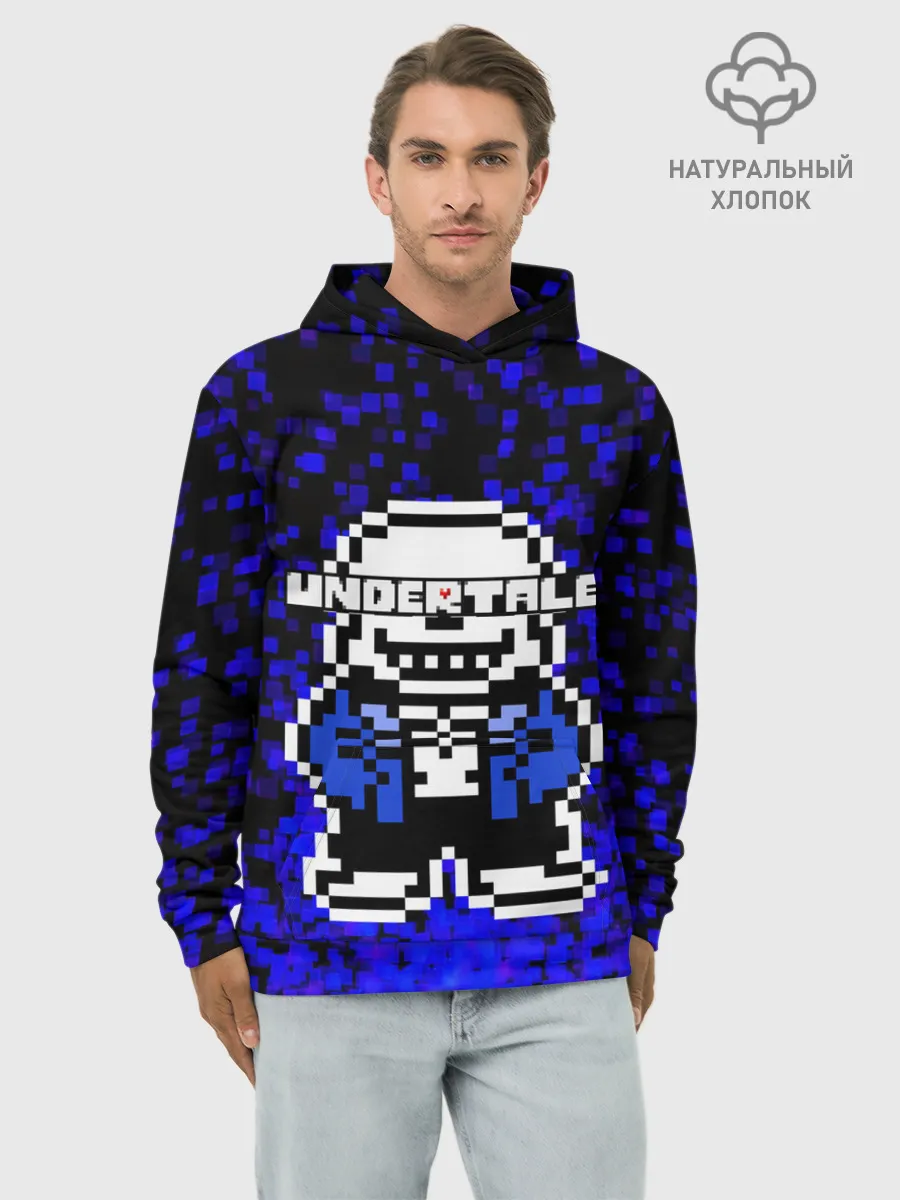 Худи мужской база хлопок / Undertale.
