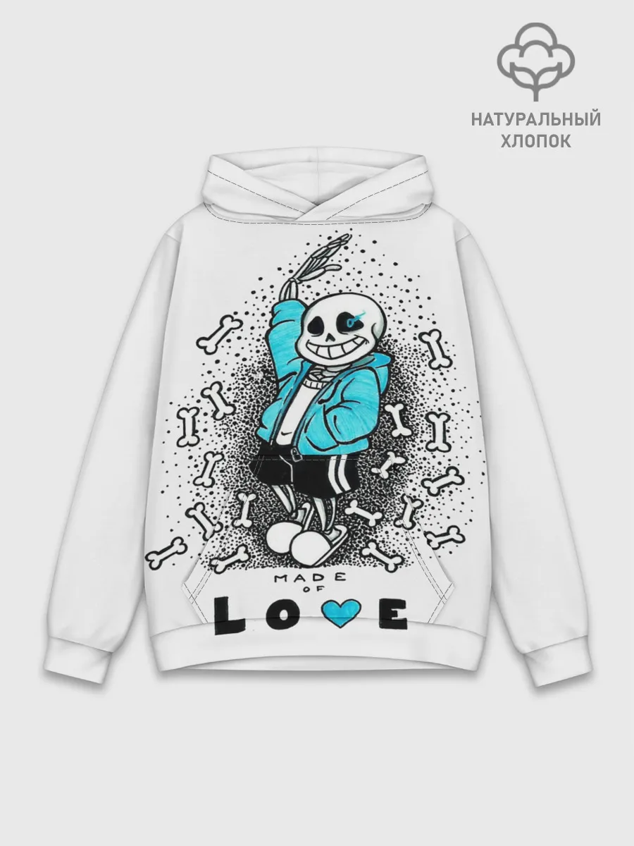 Худи мужской база хлопок / Made of love