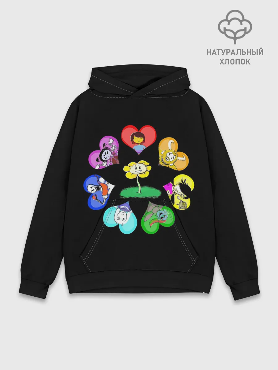 Худи мужской база хлопок / Undertale