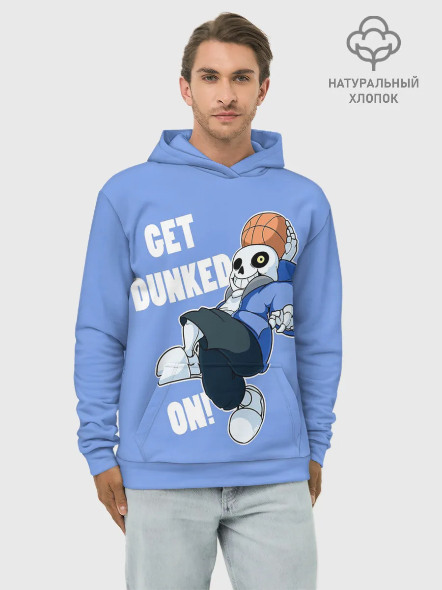 Худи мужской база хлопок / GET DUNKED