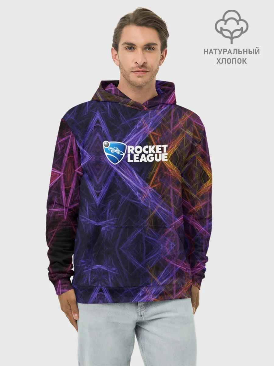 Худи мужской база хлопок / Rocket League