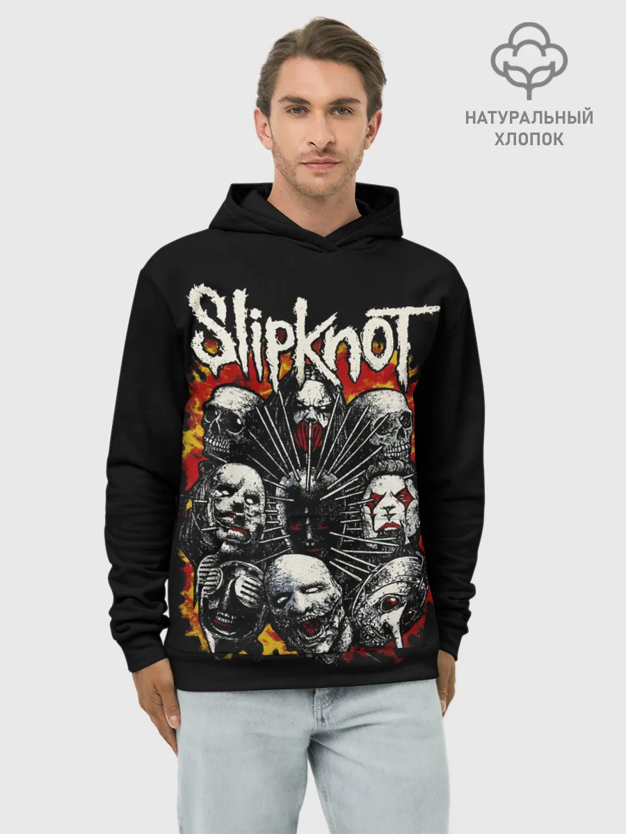 Худи мужской база хлопок / Slipknot