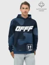 Худи мужской база хлопок / OFFF