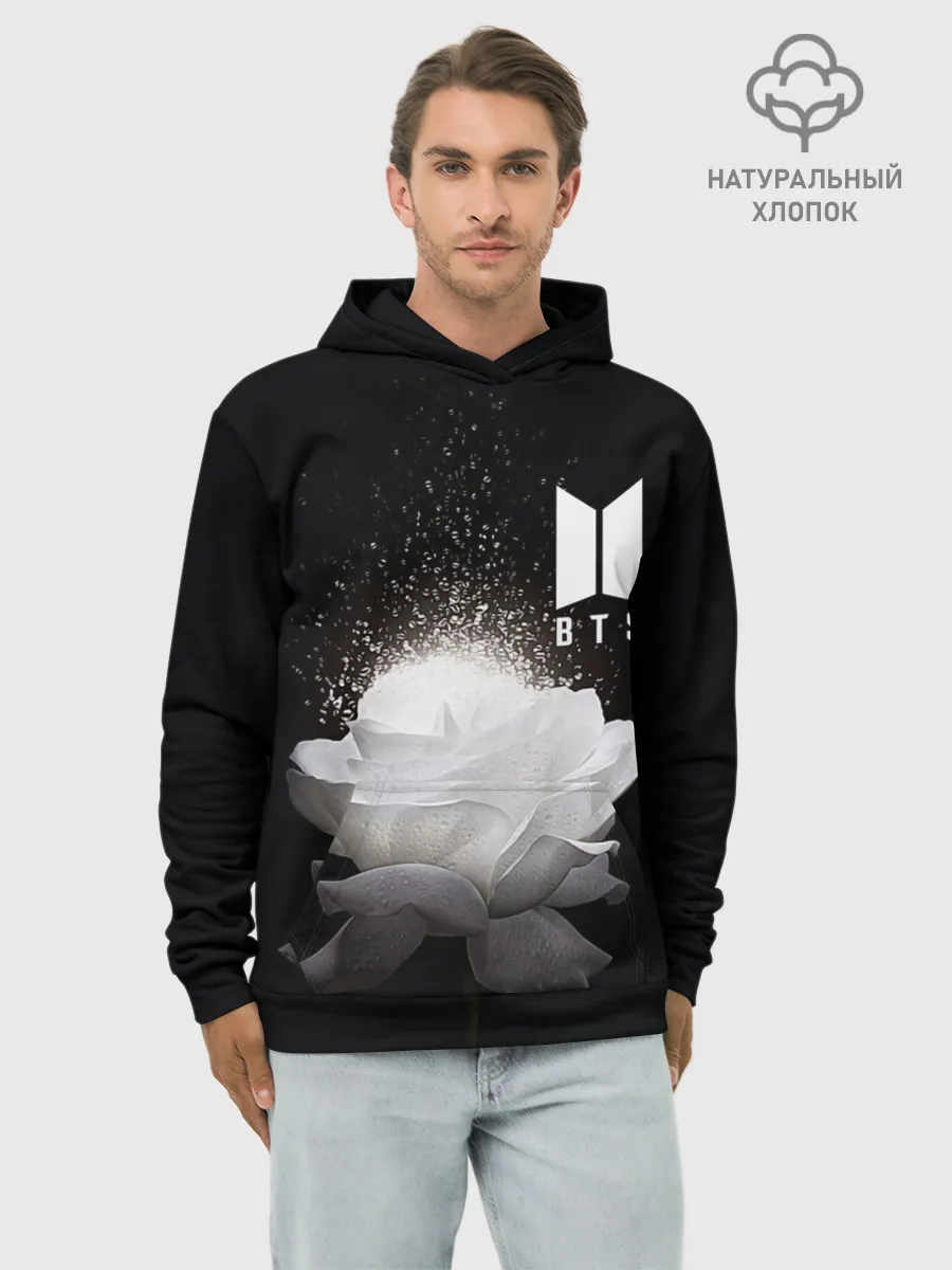 Худи мужской база хлопок / BTS