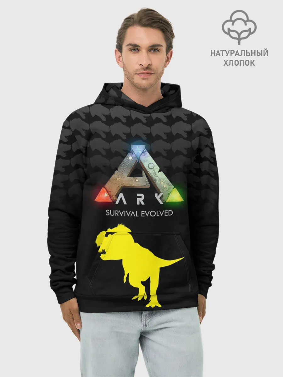 Худи мужской база хлопок / Ark Survival Evolved
