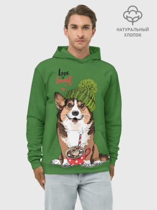 Худи мужской база хлопок / Love is sweet