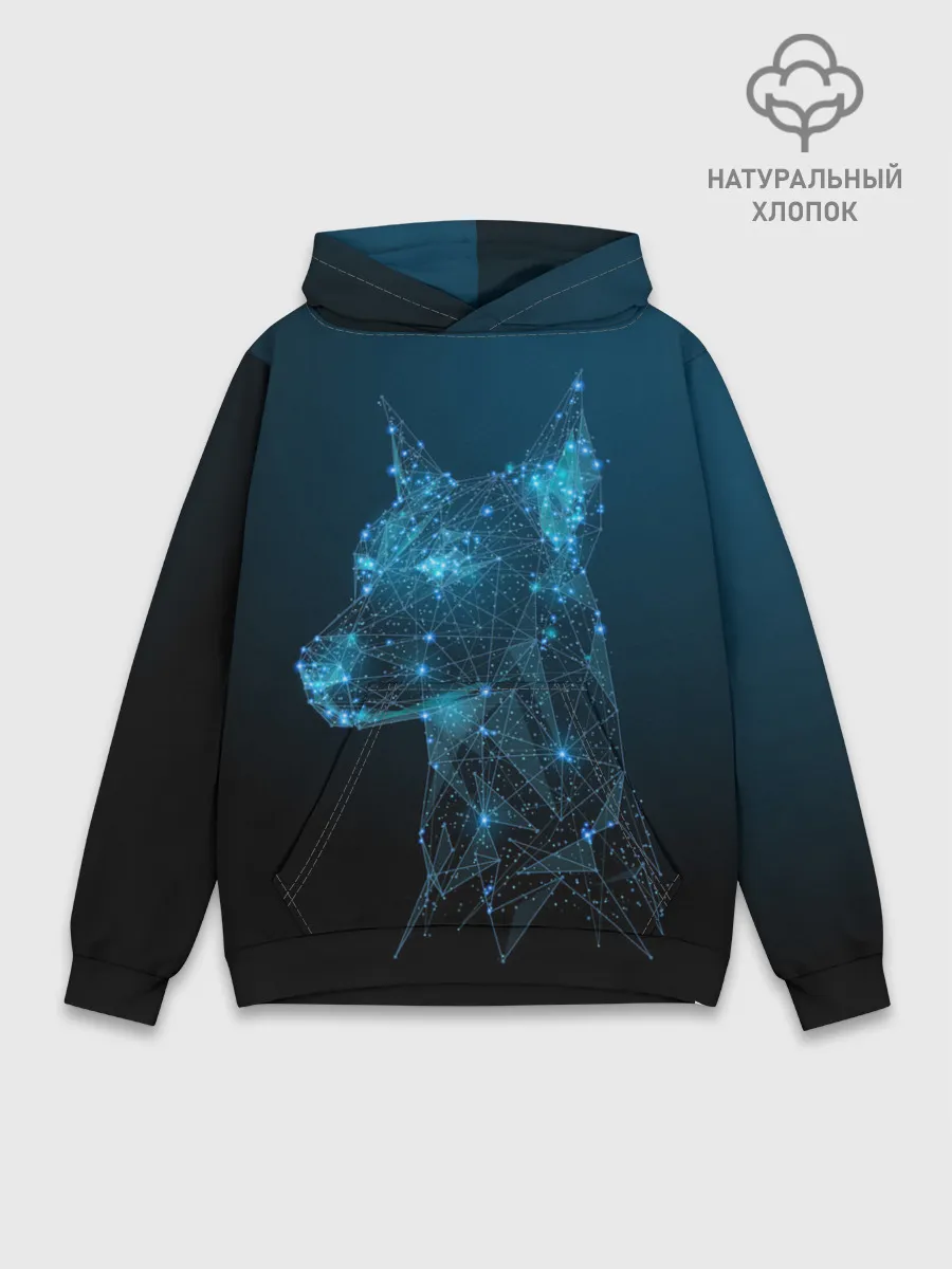 Худи мужской база хлопок / Доберман