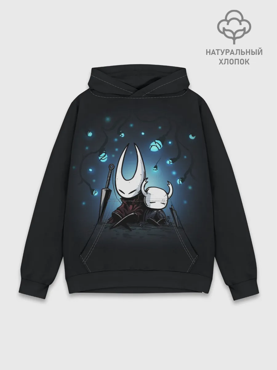 Худи мужской база хлопок / Hollow Knight