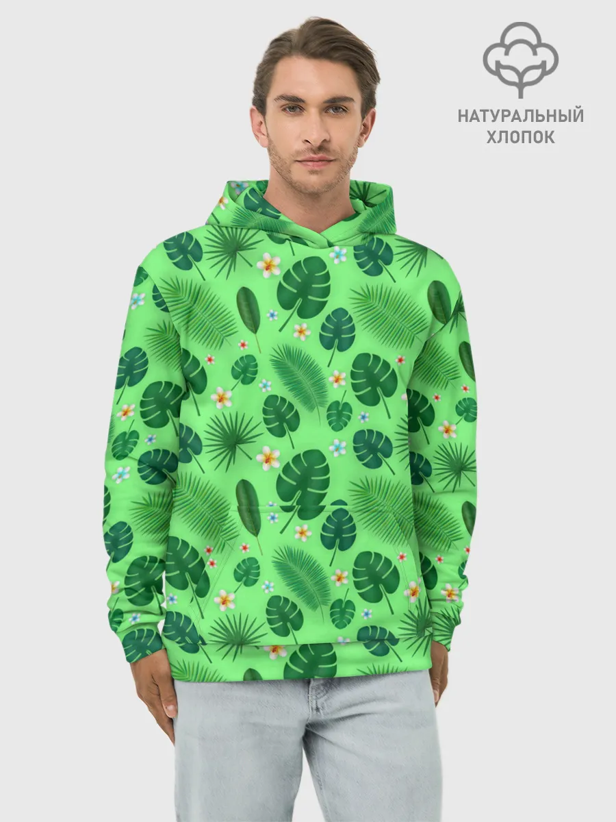 Худи мужской база хлопок / Tropic