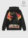 Худи мужской база хлопок / Годзилла