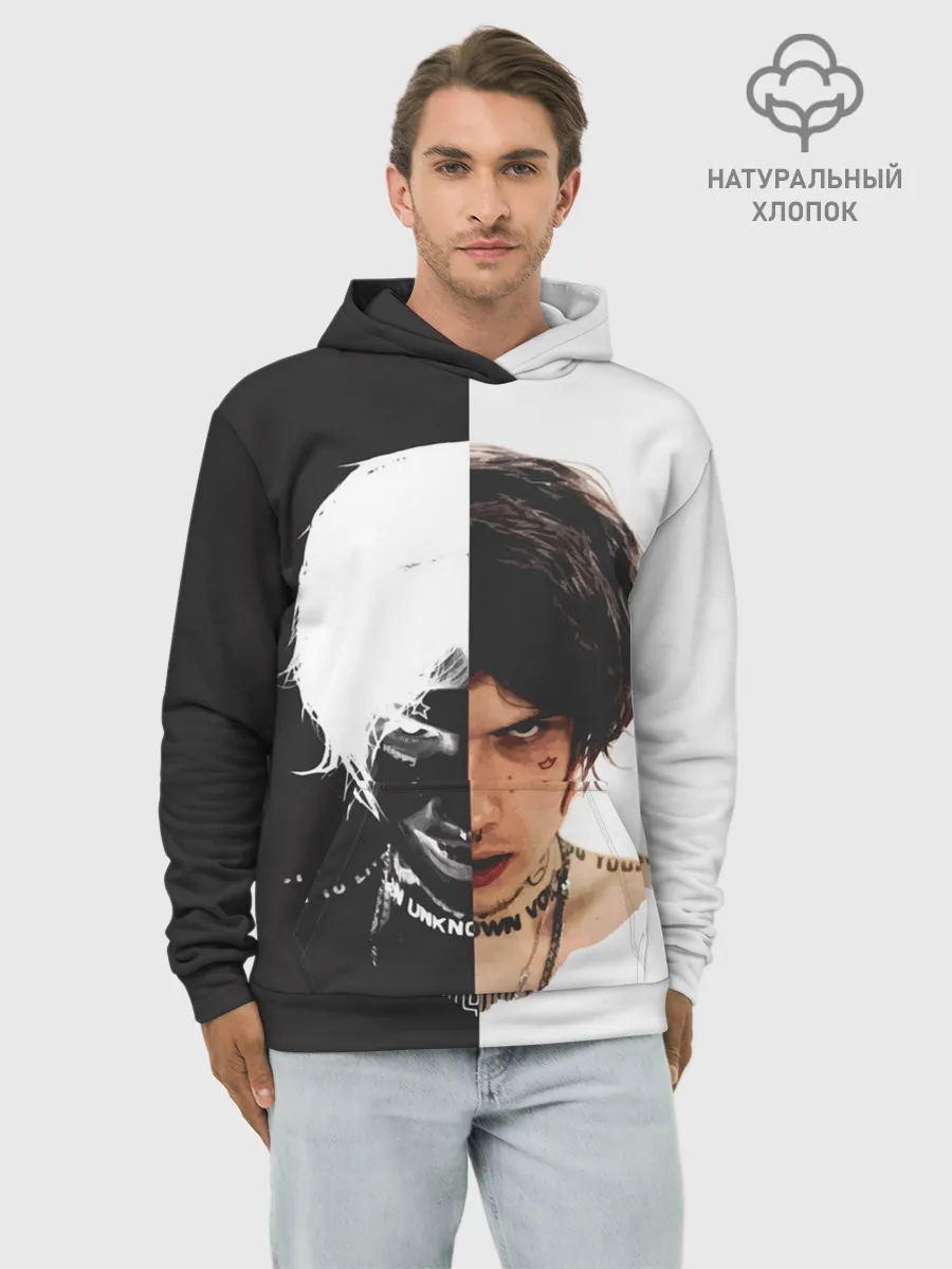 Худи мужской база хлопок / ДЖИЗУС - PNZSVNS