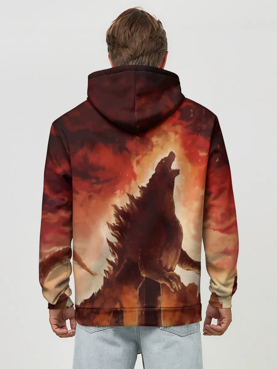 Худи мужской база хлопок / GODZILLA