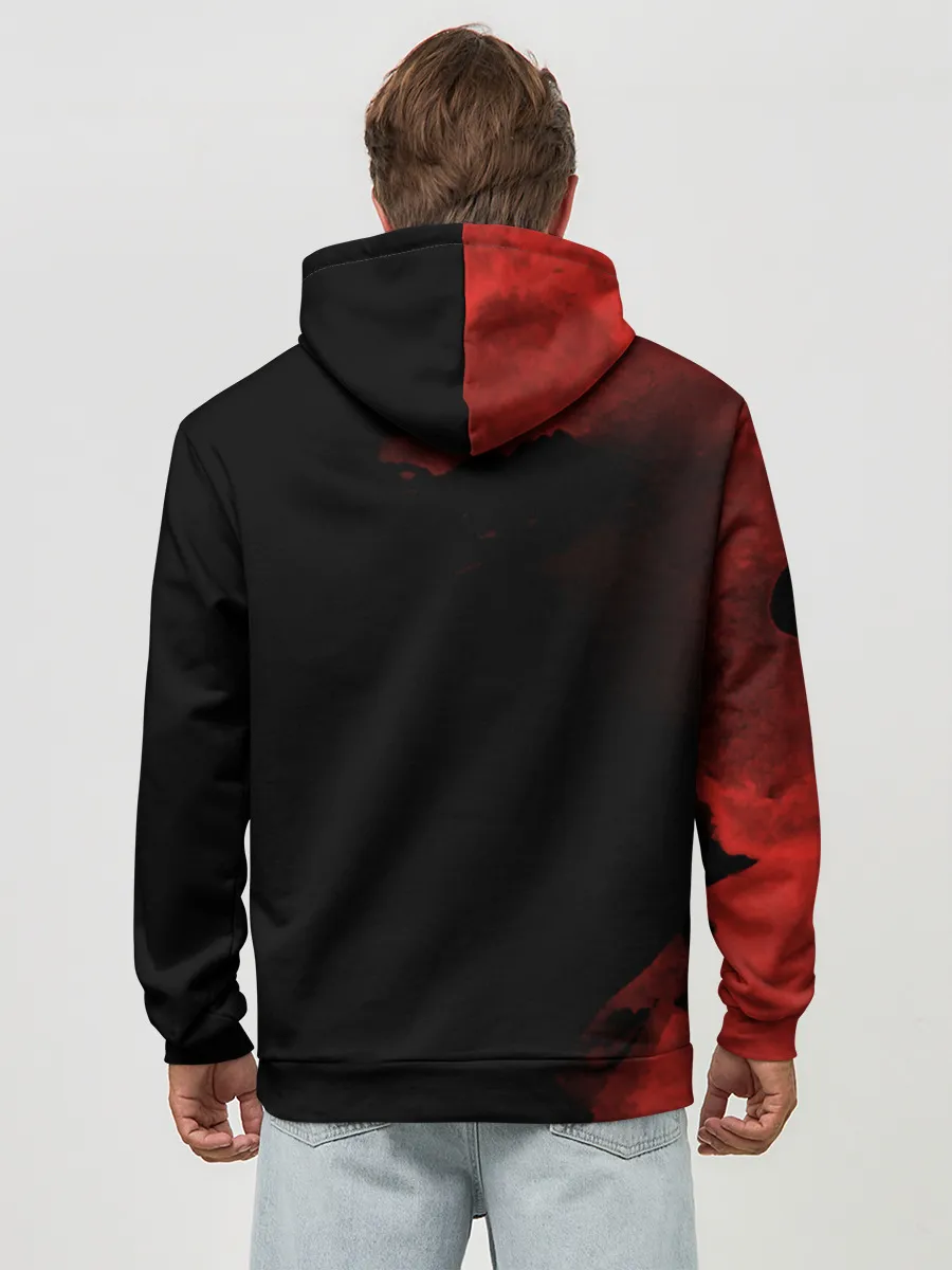 Худи мужской база хлопок / Kiss