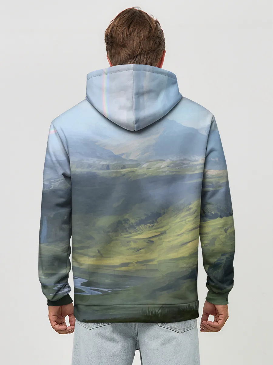 Худи мужской база хлопок / DEATH STRANDING - СЭМ