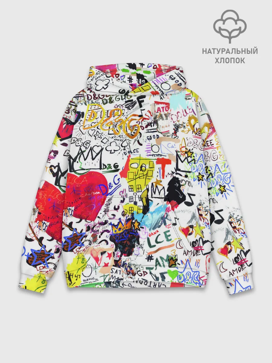 Худи мужской база хлопок / DG paint