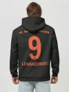 Худи мужской база хлопок / Lewandowski third 19-20
