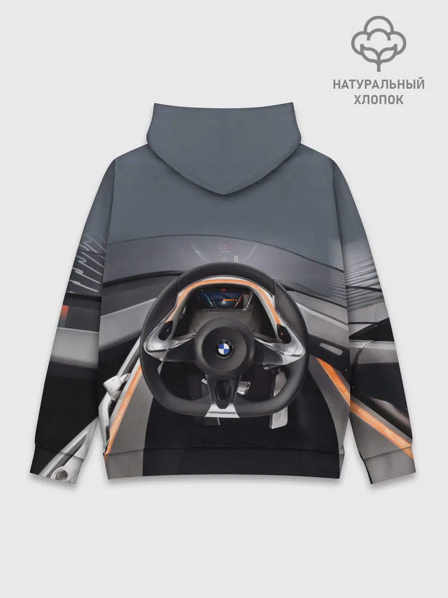 Худи мужской база хлопок / BMW