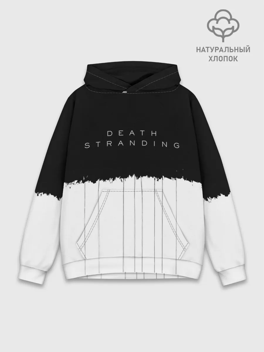 Худи мужской база хлопок / DEATH STRANDING