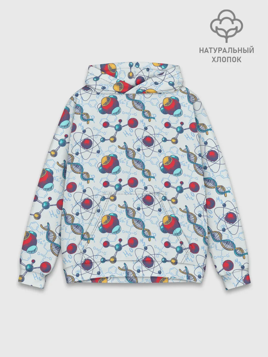 Худи мужской база хлопок / Science art