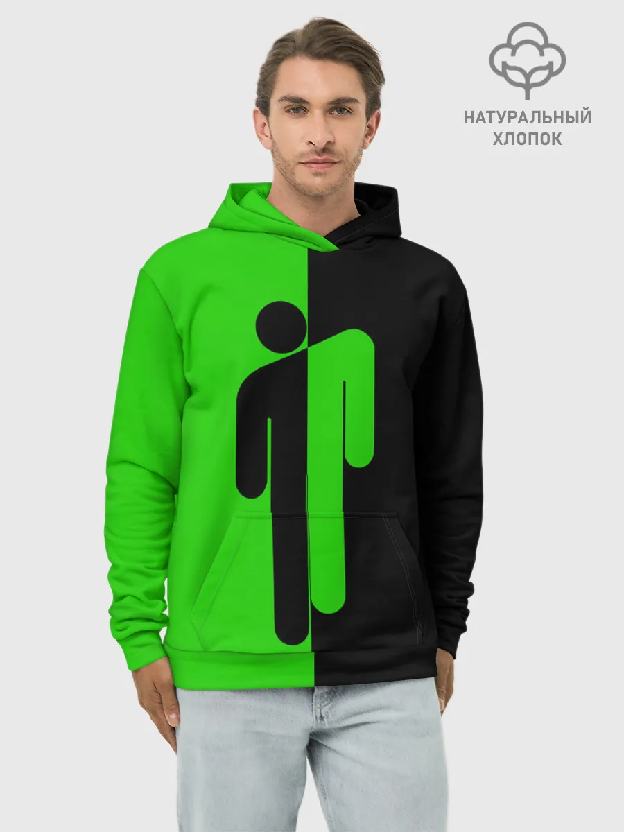 Худи мужской база хлопок / BILLIE EILISH