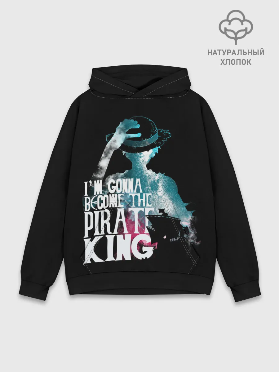 Худи мужской база хлопок / ONE PIECE | ВАН-ПИС