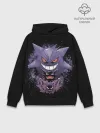 Худи мужской база хлопок / Pokemon Gengar Rubber
