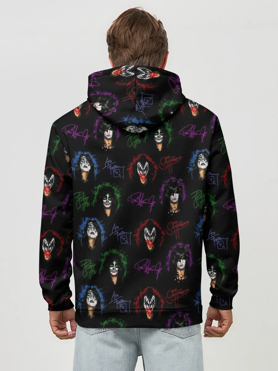 Худи мужской база хлопок / KISS