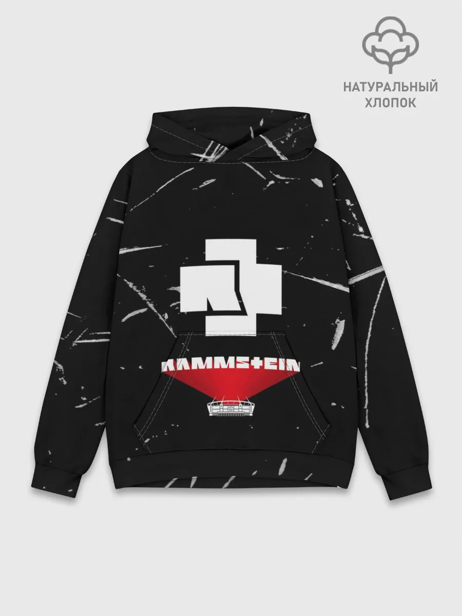 Худи мужской база хлопок / RAMMSTEIN