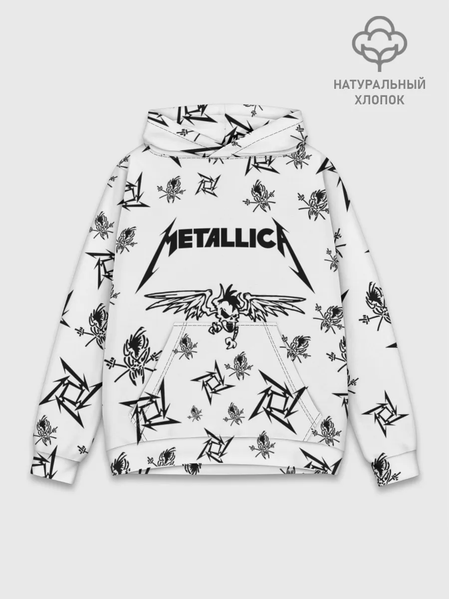 Худи мужской база хлопок / METALLICA