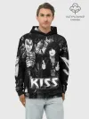 Худи мужской база хлопок / Kiss