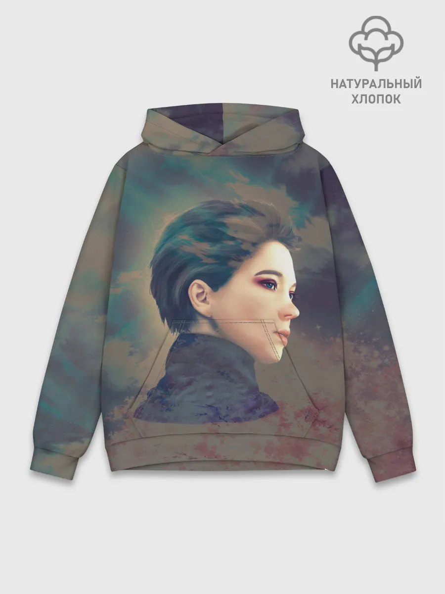 Худи мужской база хлопок / Death Stranding