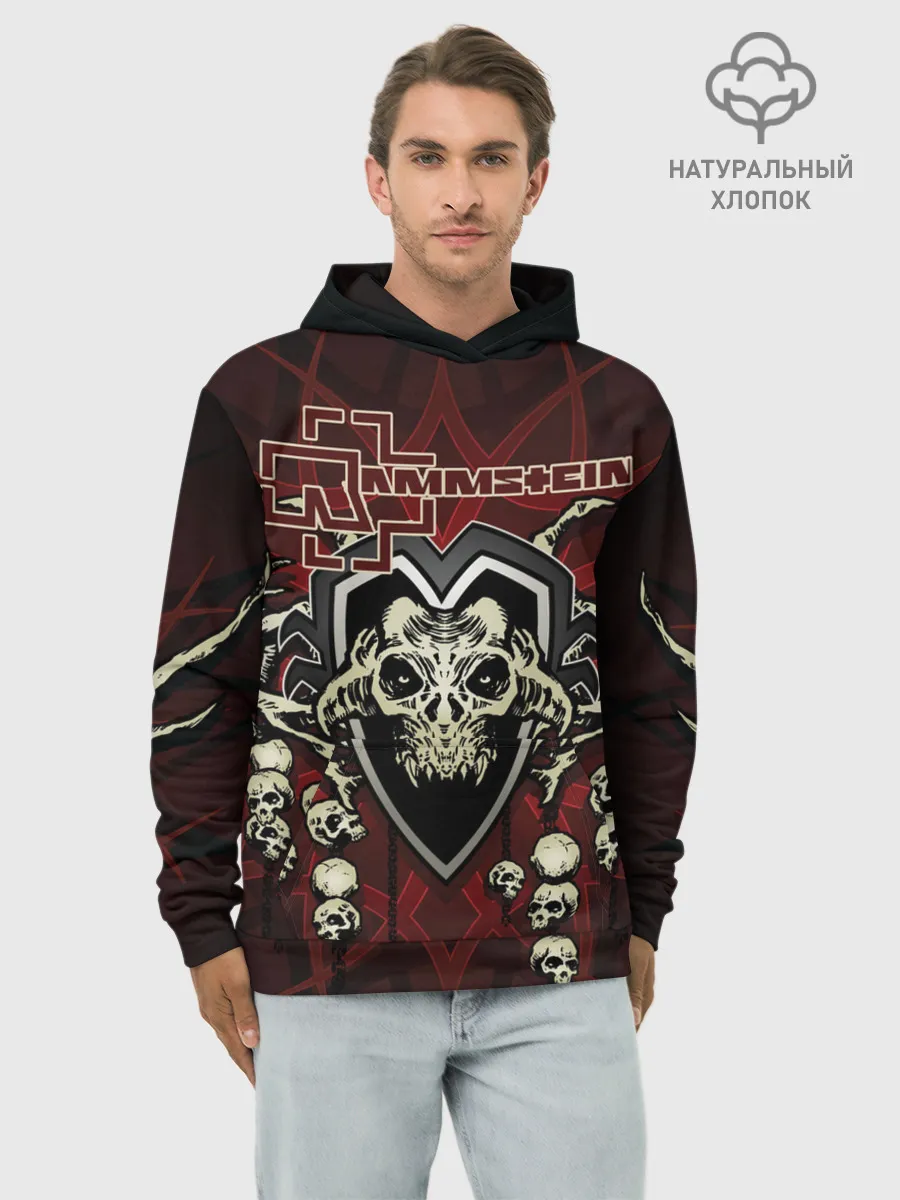 Худи мужской база хлопок / Rammstein