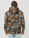 Худи мужской база хлопок / Именной камуфляж. Денис