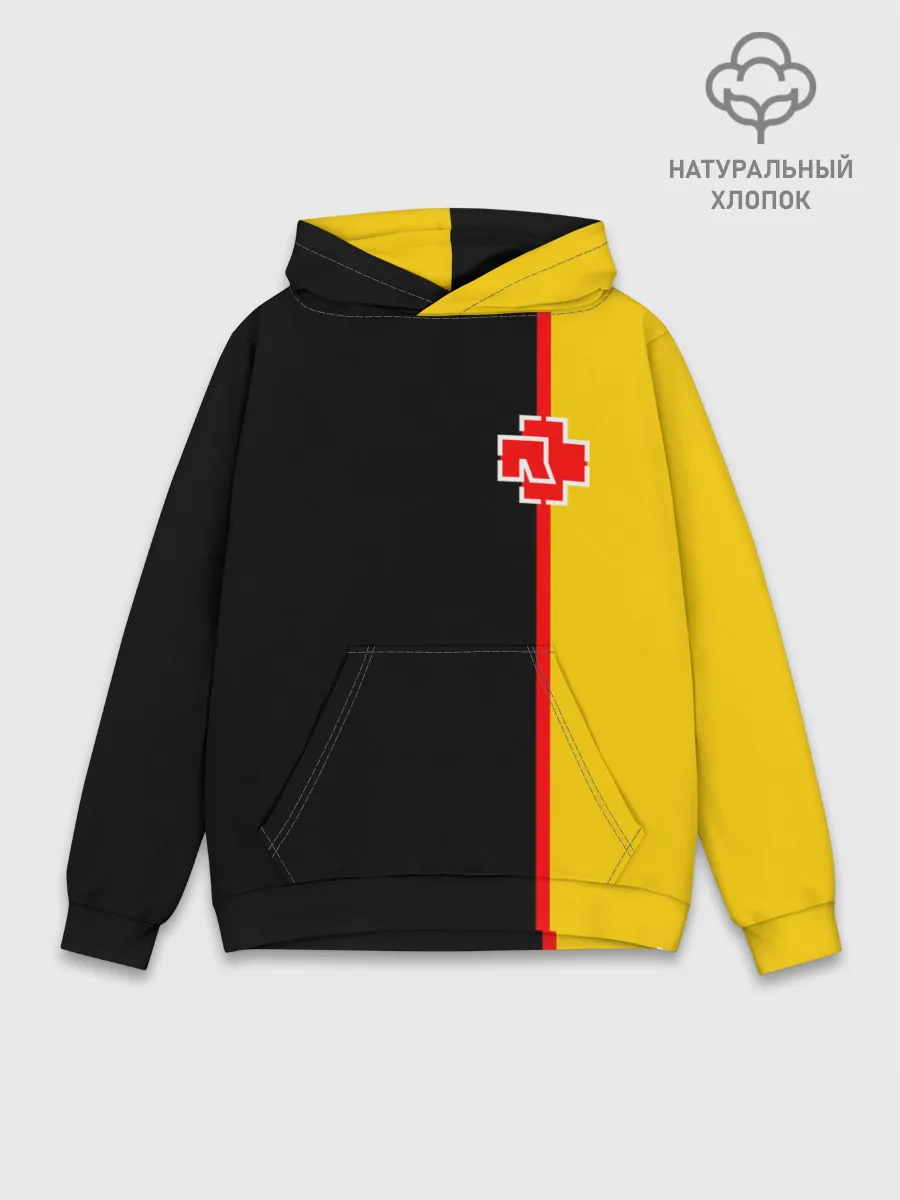 Худи мужской база хлопок / Rammstein Deutschland