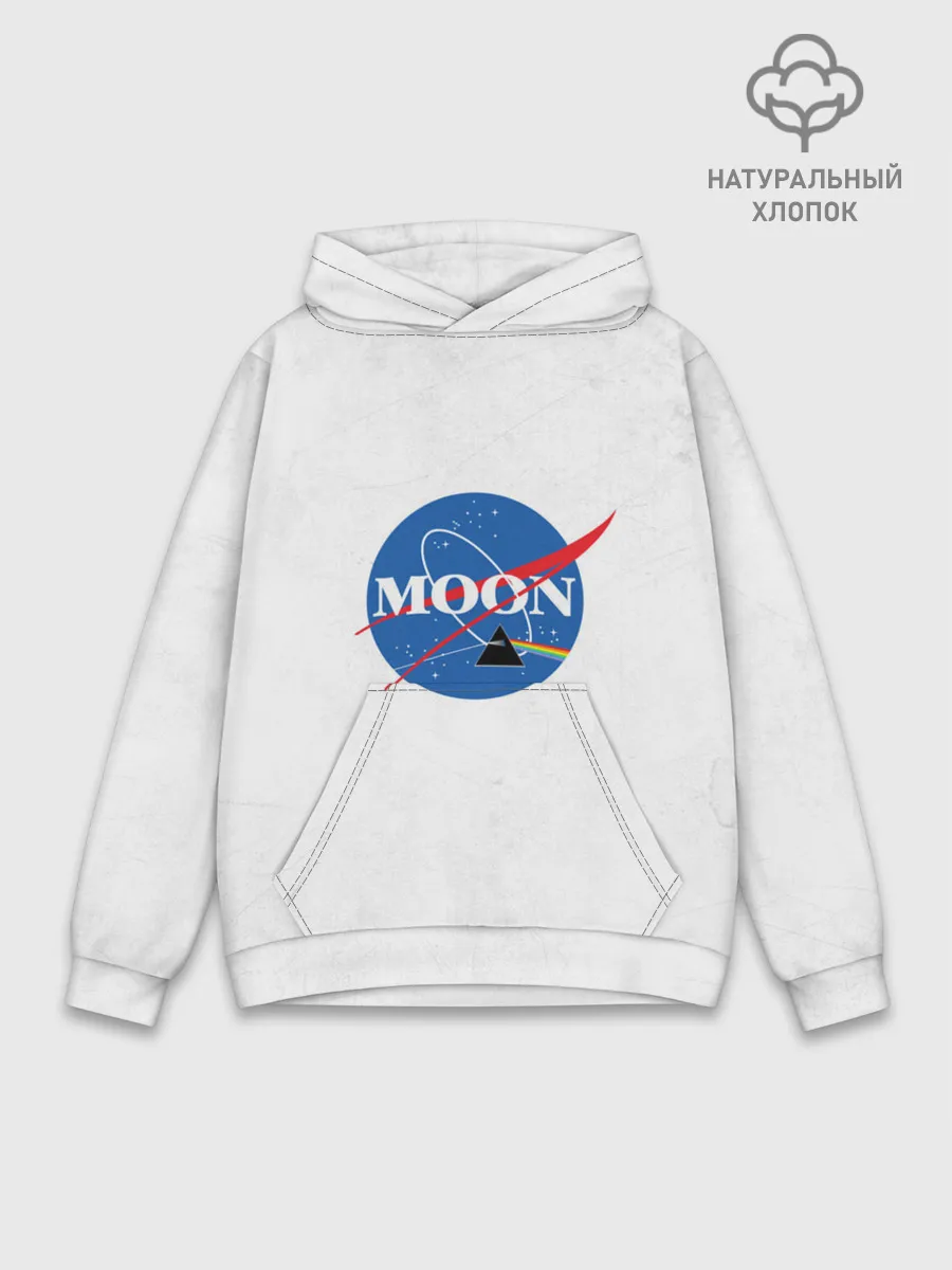 Худи мужской база хлопок / Moon Pink Floyd
