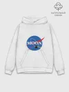 Худи мужской база хлопок / Moon Pink Floyd