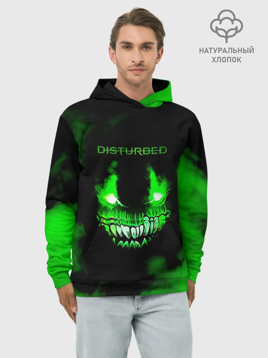 Худи мужской база хлопок / Disturbed