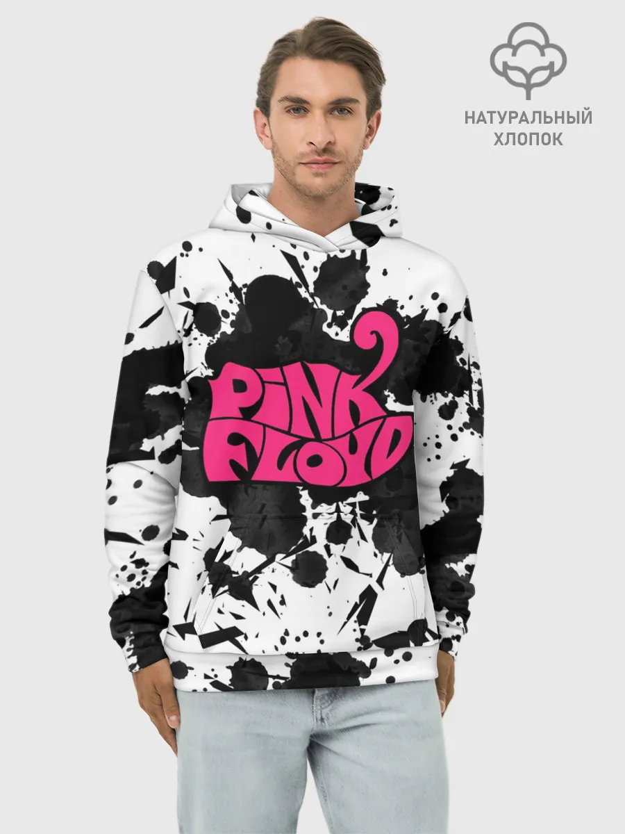 Худи мужской база хлопок / PINK FLOYD