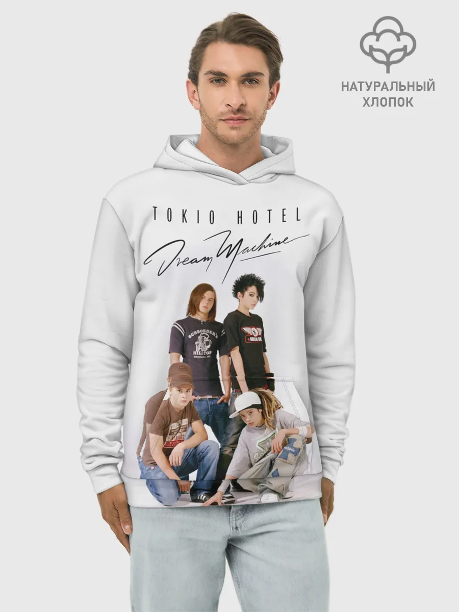 Худи мужской база хлопок / Tokio Hotel