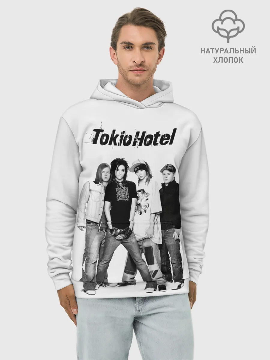 Худи мужской база хлопок / Tokio Hotel