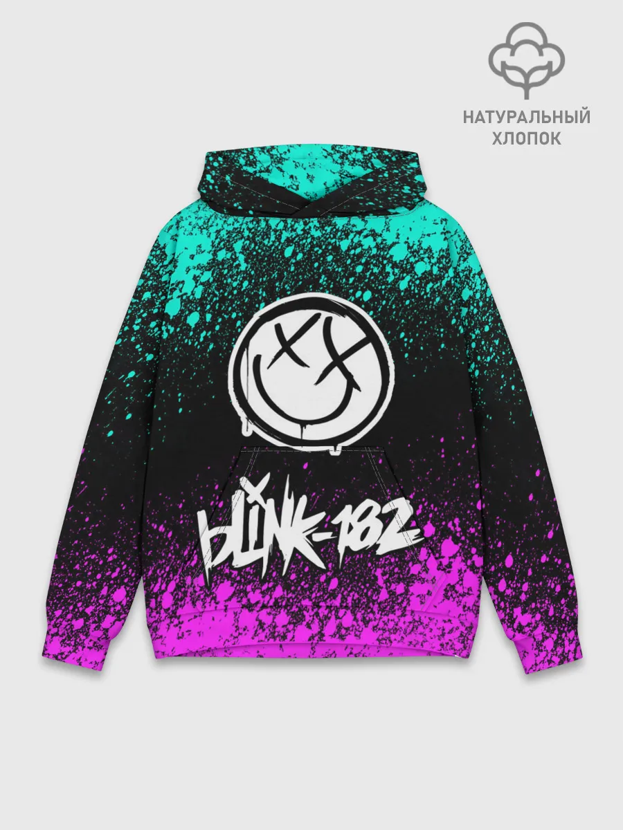 Худи мужской база хлопок / Blink-182