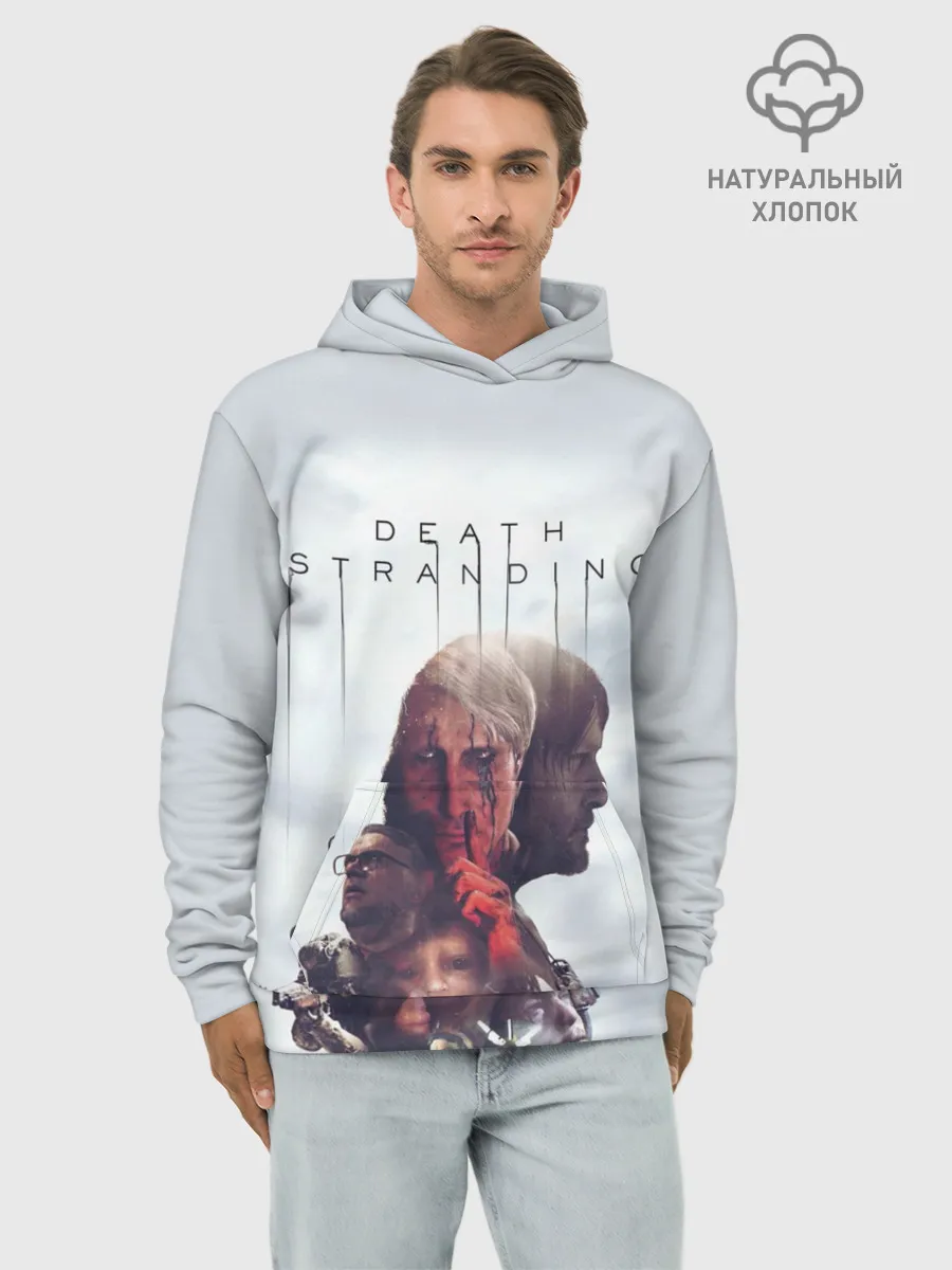 Худи мужской база хлопок / Death Stranding