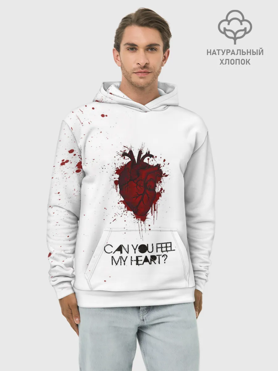 Худи мужской база хлопок / Can You Feel My Heart - BMTH