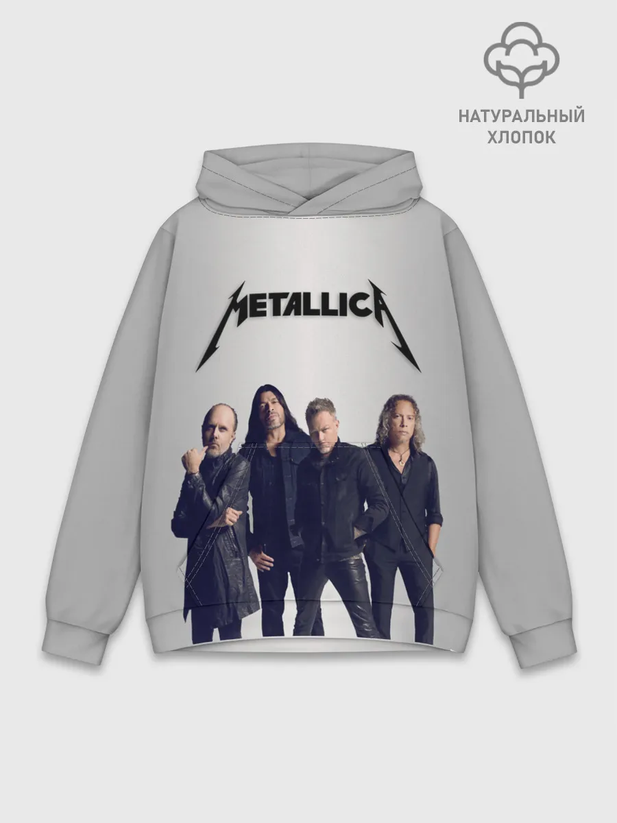 Худи мужской база хлопок / Metallica