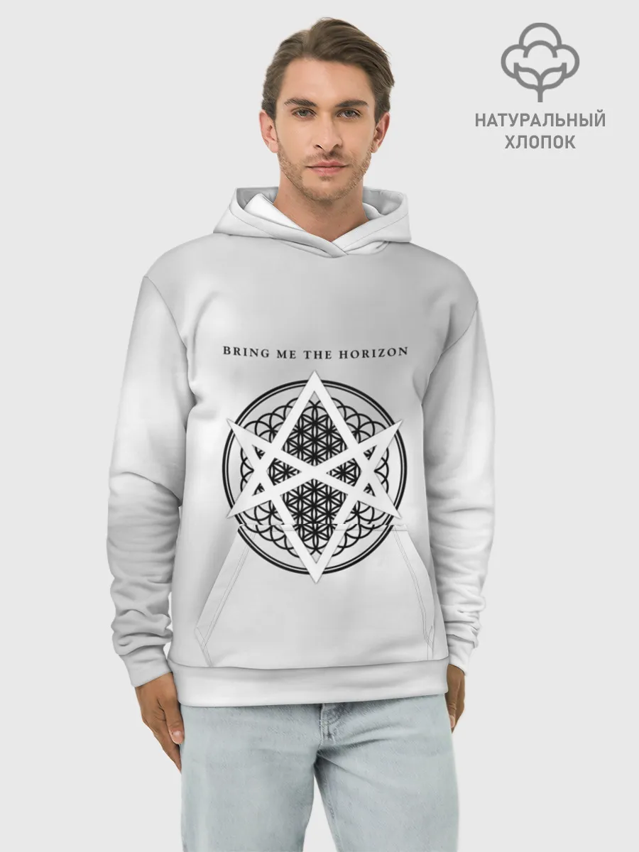 Худи мужской база хлопок / Bring Me the Horizon