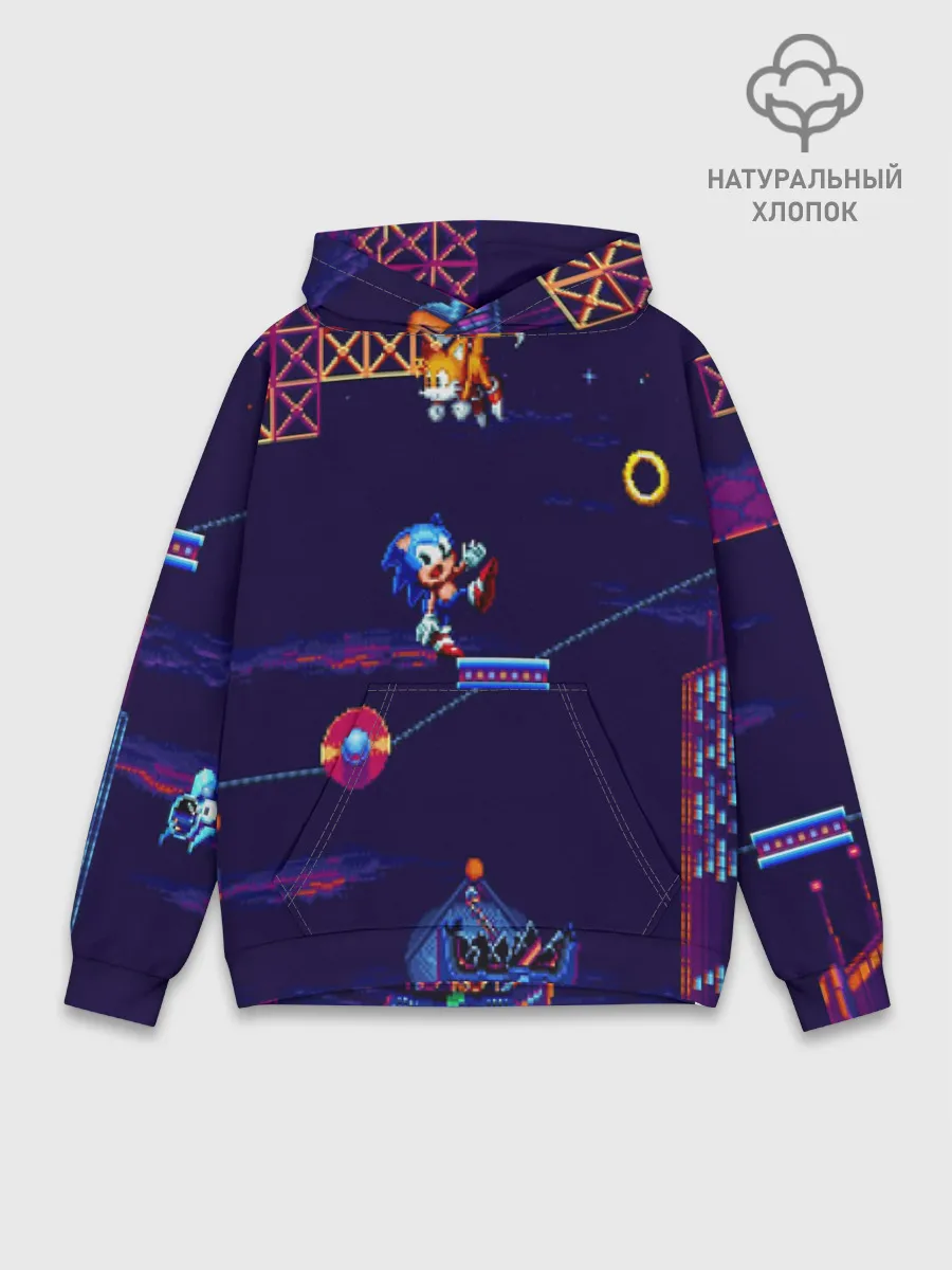 Худи мужской база хлопок / SONIC