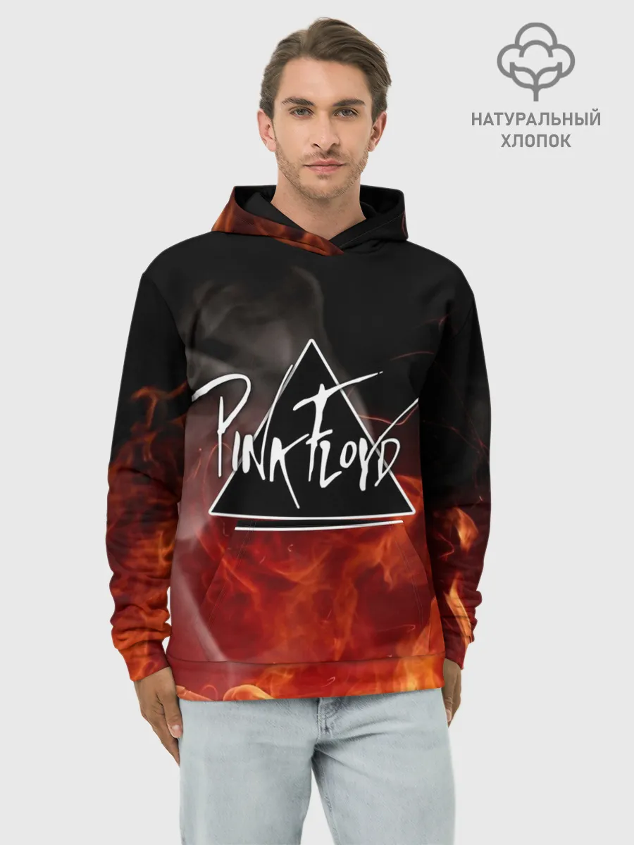 Худи мужской база хлопок / PINK FLOYD