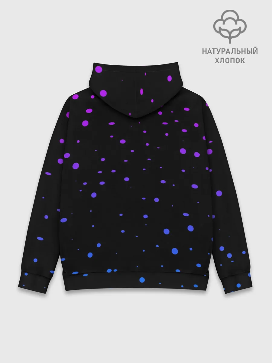 Худи мужской база хлопок / ночной Фейри Тейл